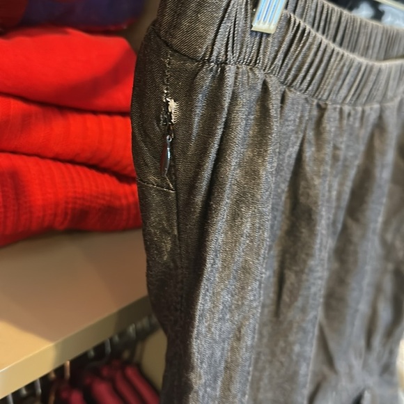 Guess charcoal chambray 4 pocket strapless elastic waistband romper size M - Picture 4 of 4